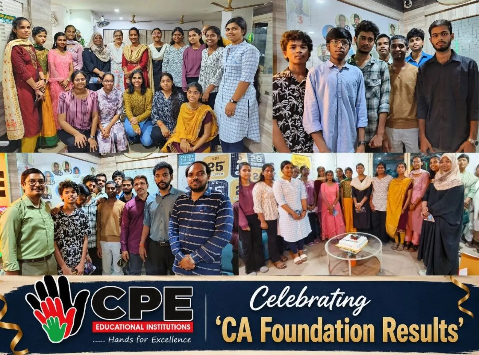 Celebrating CA Foundation results